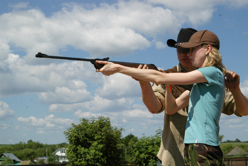 Летний корпоративный праздник - 2008 на конной базе "Аванпост"